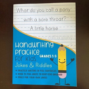 Handwriting Practice For Kids Jokes and Riddles grade 1-3